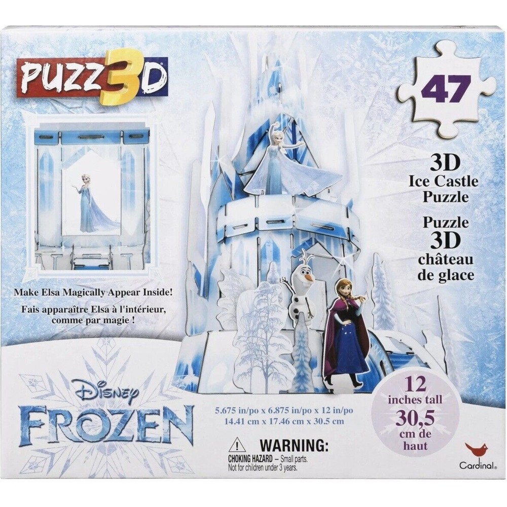 Disney Frozen 2 Puzzle 3D. 47-Piece Plastic Hologram Puzzle. A++ Seller!